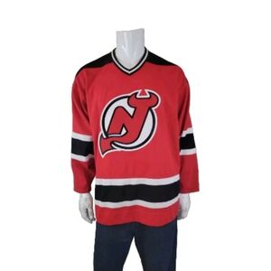 Vintage  1990s NHL New Jersey Devils KOHO Blank Sewn Hockey Jersey Men's Size L